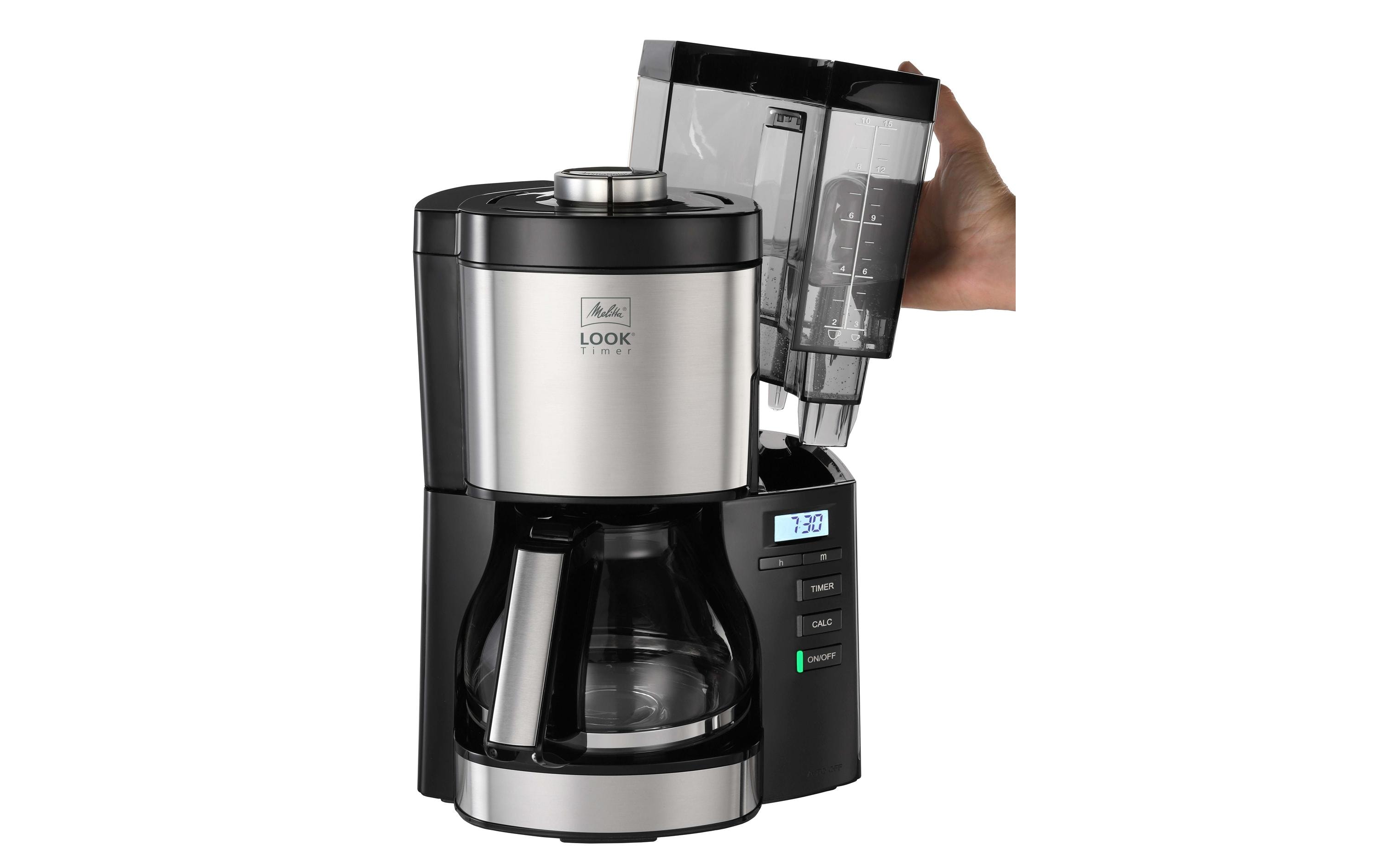 Filterkaffeemaschine Look Timer SchwarzFilterkaffeeautomat