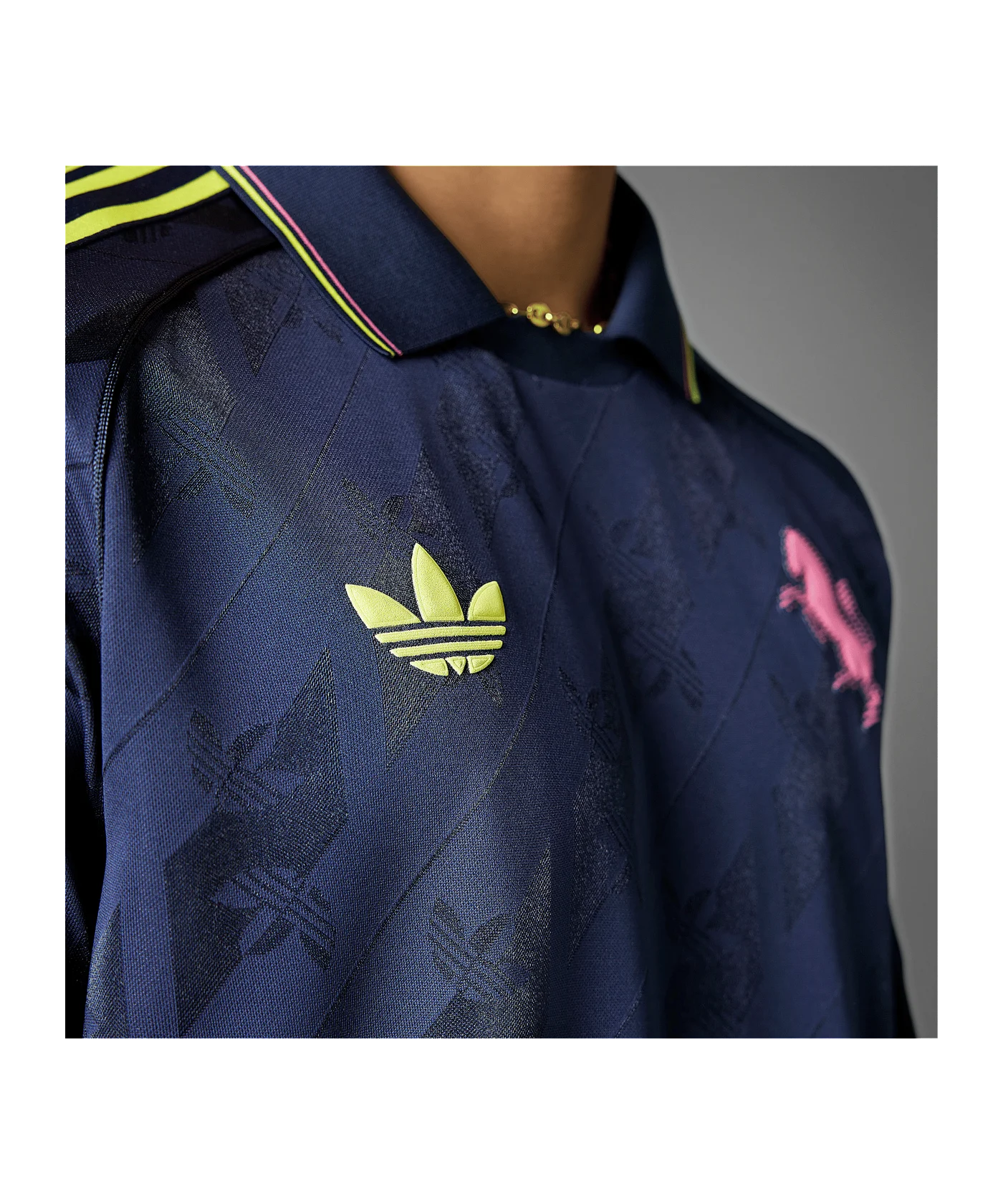 adidas Originals Juventus Turin Langarm Trikot Blau