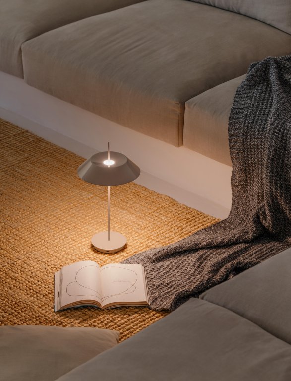 Vibia Mayfair Mini 5495 tafellamp LED oplaadbaar Warm White