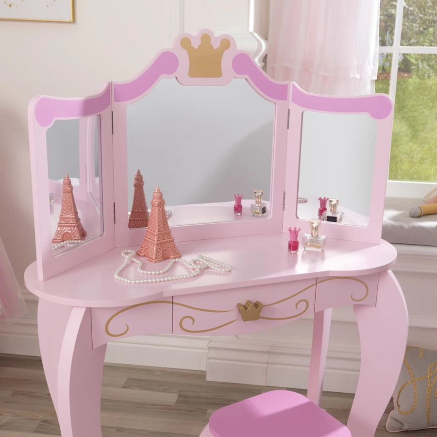 KidKraft® Prinzessinnenfrisiertisch mit Stuhl