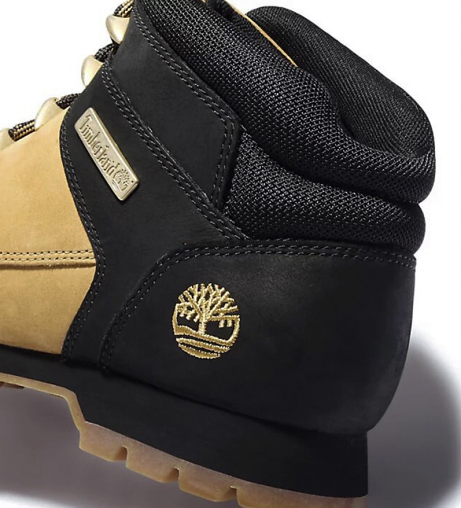 Botas de couro Timberland Euro Sprint Hiker, amarelas