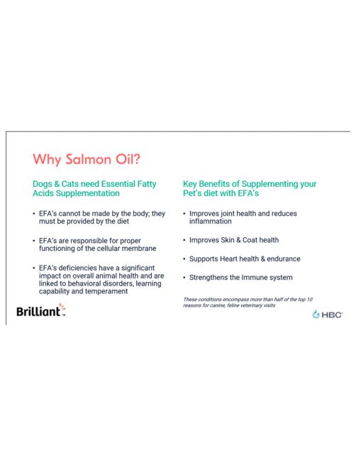 Brilliant Salmon Oil Original - Voedingssupplement - Huid - Vacht