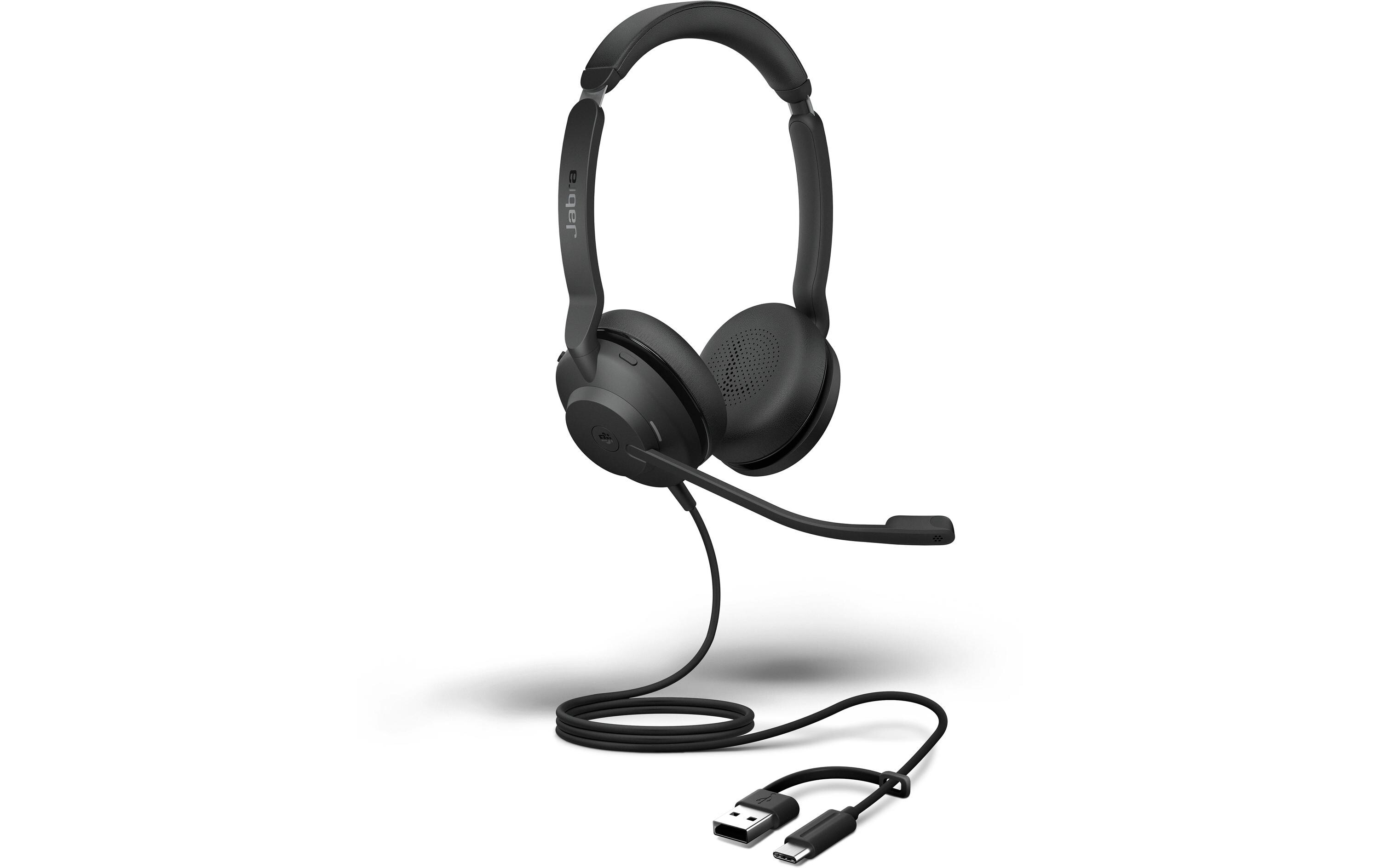 Headset Evolve2 30 SE Stereo MS USB C/AProfessionelles Stereo-Headset mit USB-C- und USB-A-Anschluss