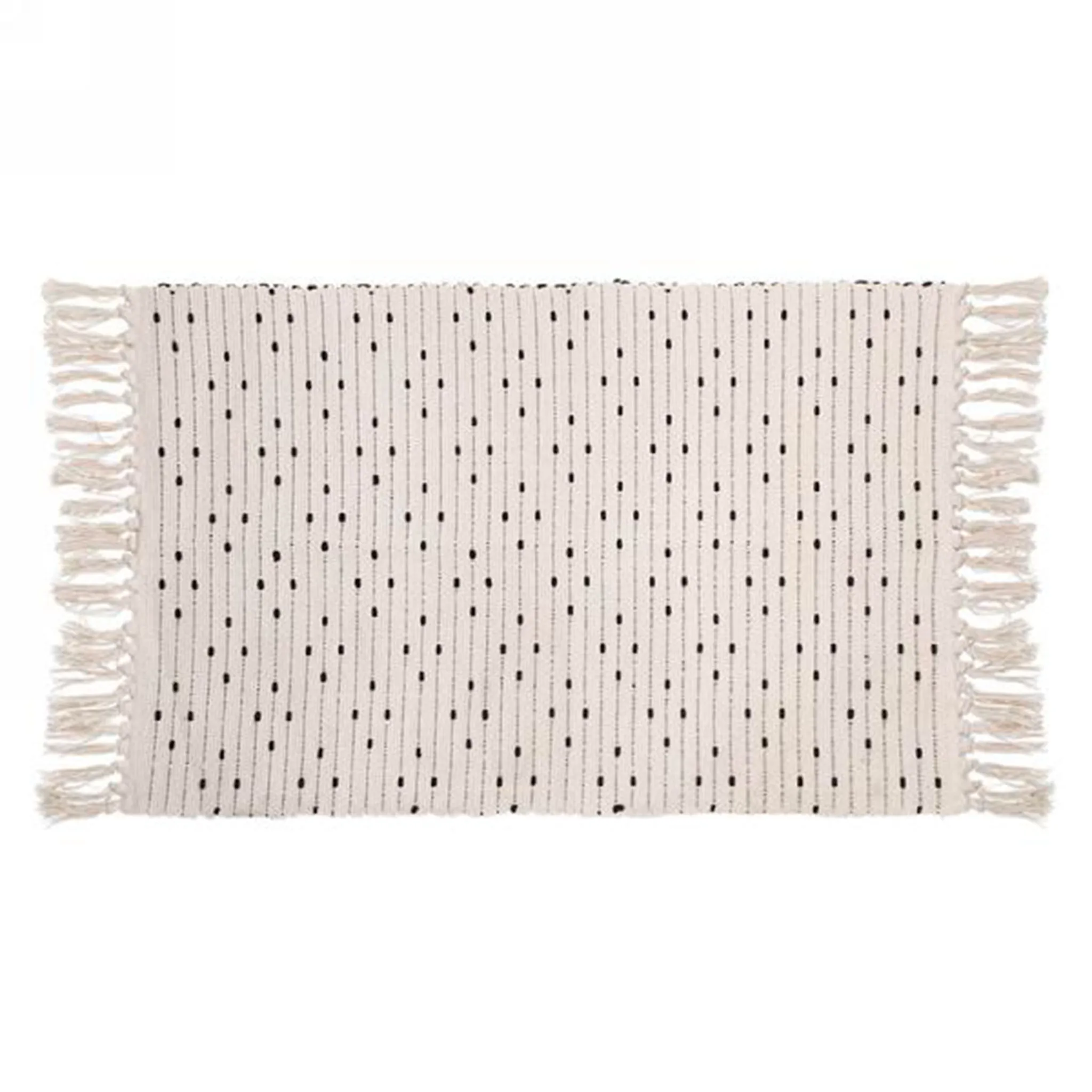 Attitudes Import Tapis - Ivoire  Noir