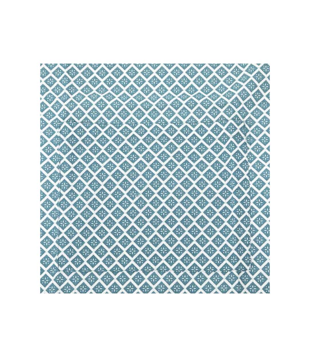 Tablier de Cuisine Imprimé Tikal 80cm Bleu Canard