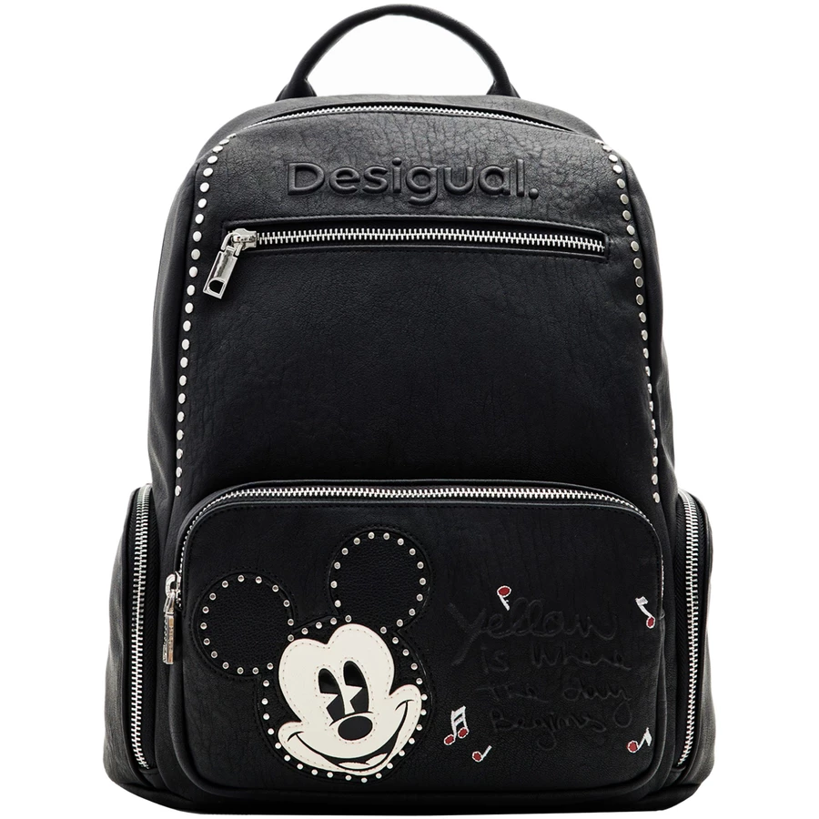 Desigual Mickey Rock Chester - Rucksack M 35 cm black