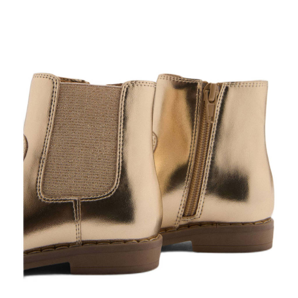 Mango Kids chelsea boots goud