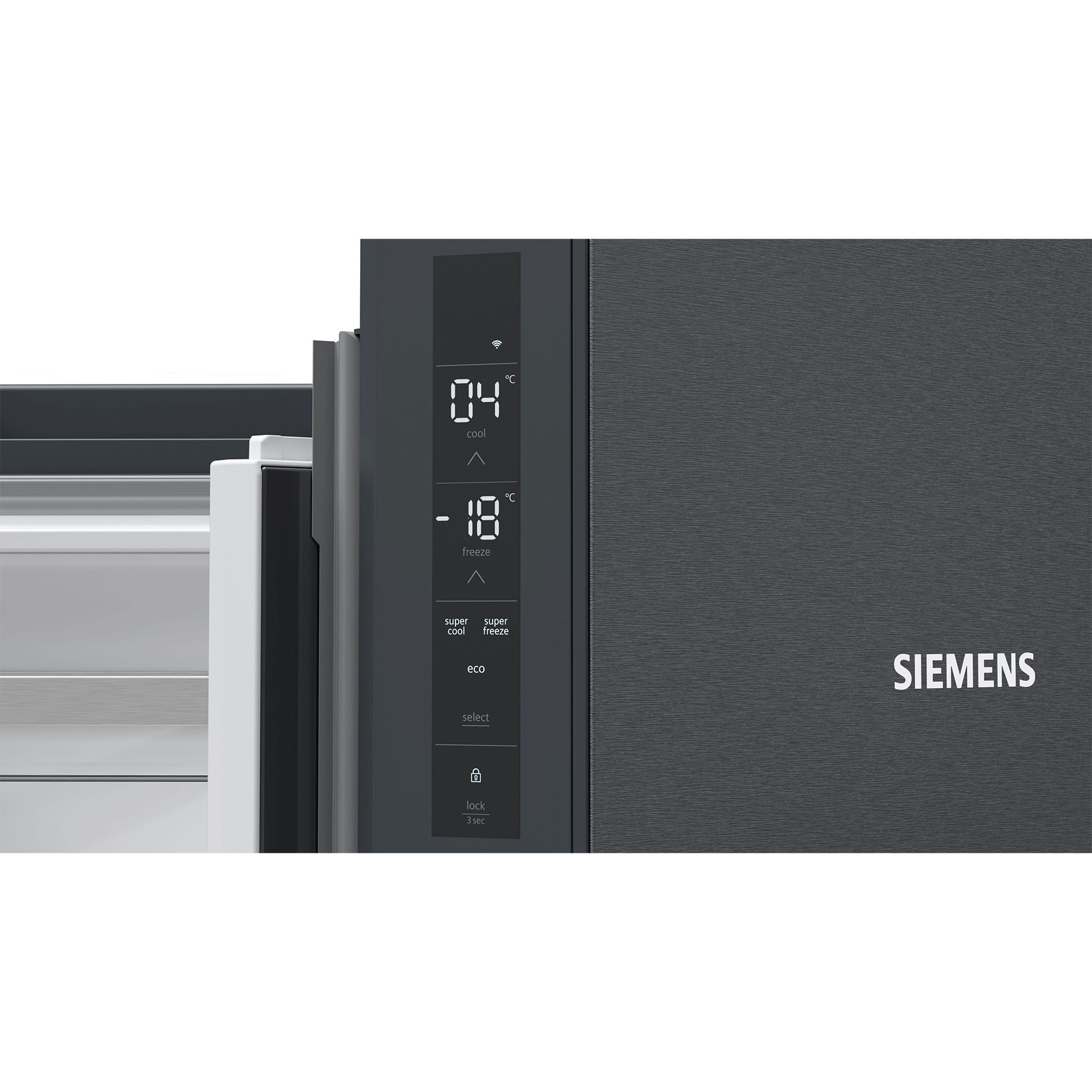 SIEMENS Kühl-/Gefrierkombination KF96NAXEA - blacksteel - E
