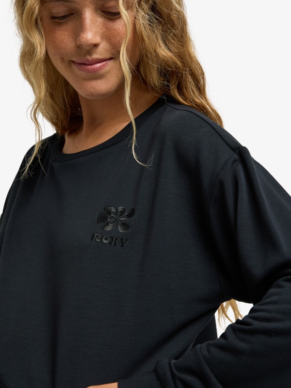 Surfing By Moonlight Sweat doux et confortable Noir Femme