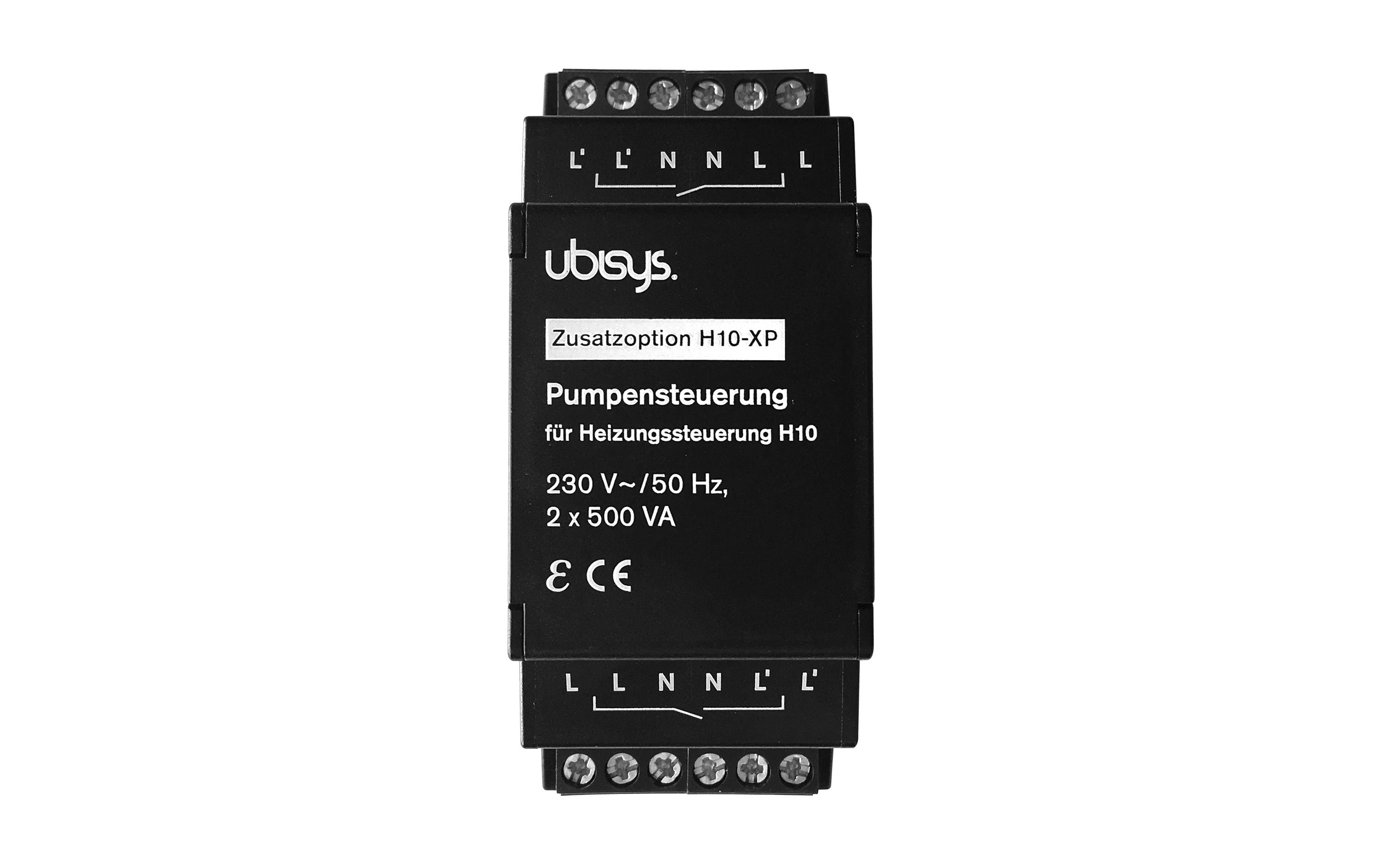 Pumpensteuerung H10 230 VZusatzgerät für die ubisys Heizungssteuerung H10