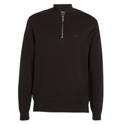 Pull homme Waffle Texture Q-Zip CALVIN KLEIN