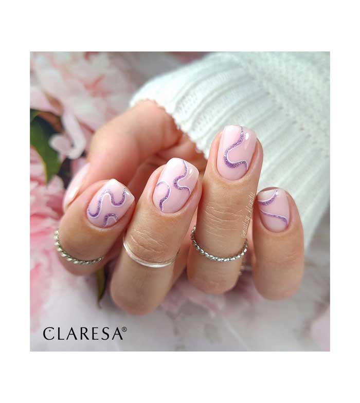 Claresa - Gel construtor Soft & Easy - Milky pink - 45 g