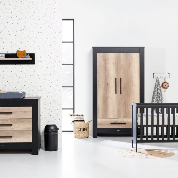 Kidsmill Long Island / Ralph Babykamer | Bed 60 x 120 cm   Commode   Kast 2-Deurs