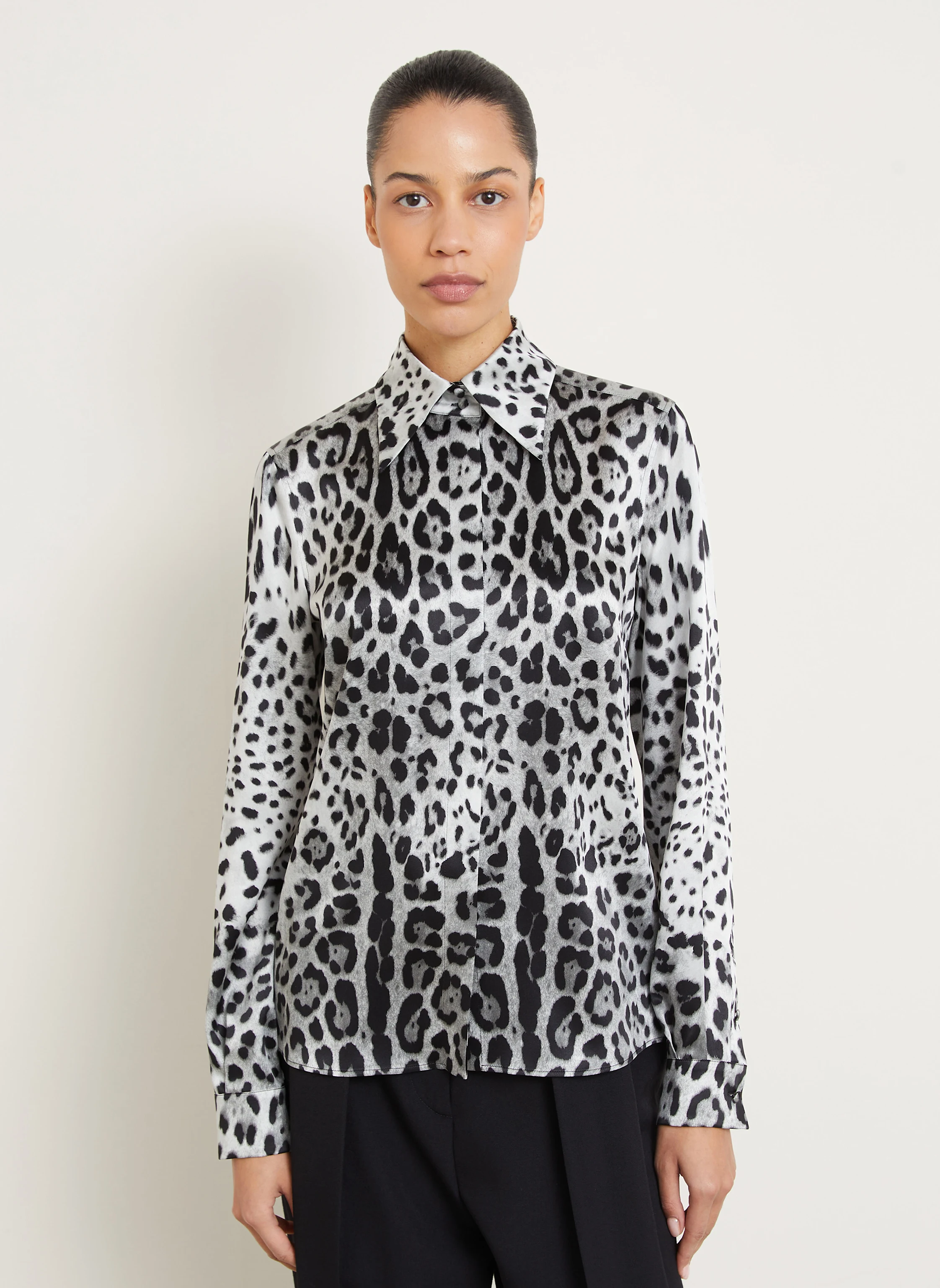 DOLCE & GABBANA Hemdbluse aus Seide
