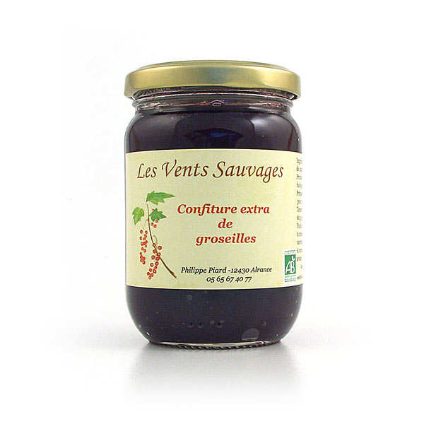 Confiture extra de groseille bio
