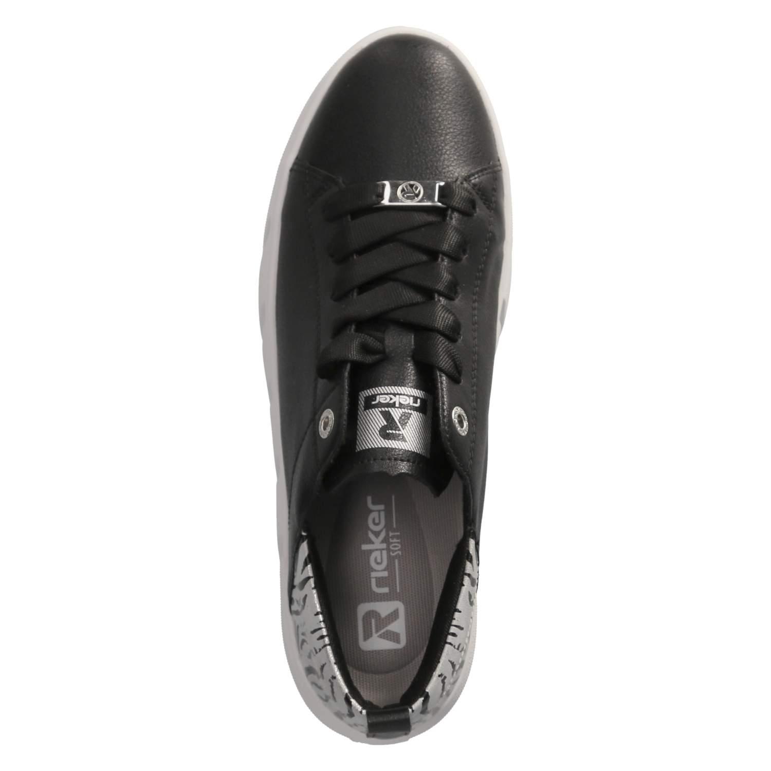 Rieker Low Sneaker - schwarz