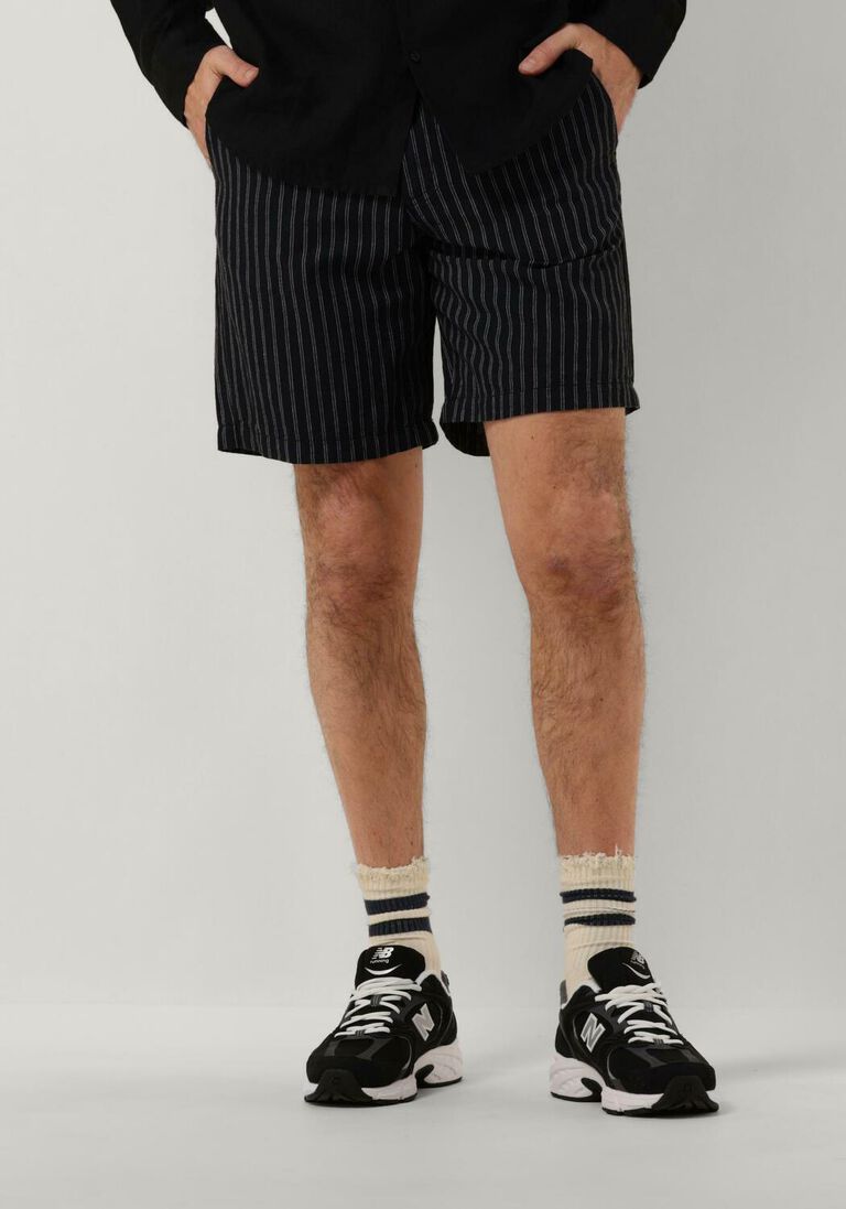 SELECTED HOMME zwarte selected homme korte broek slhregular owen linen shorts