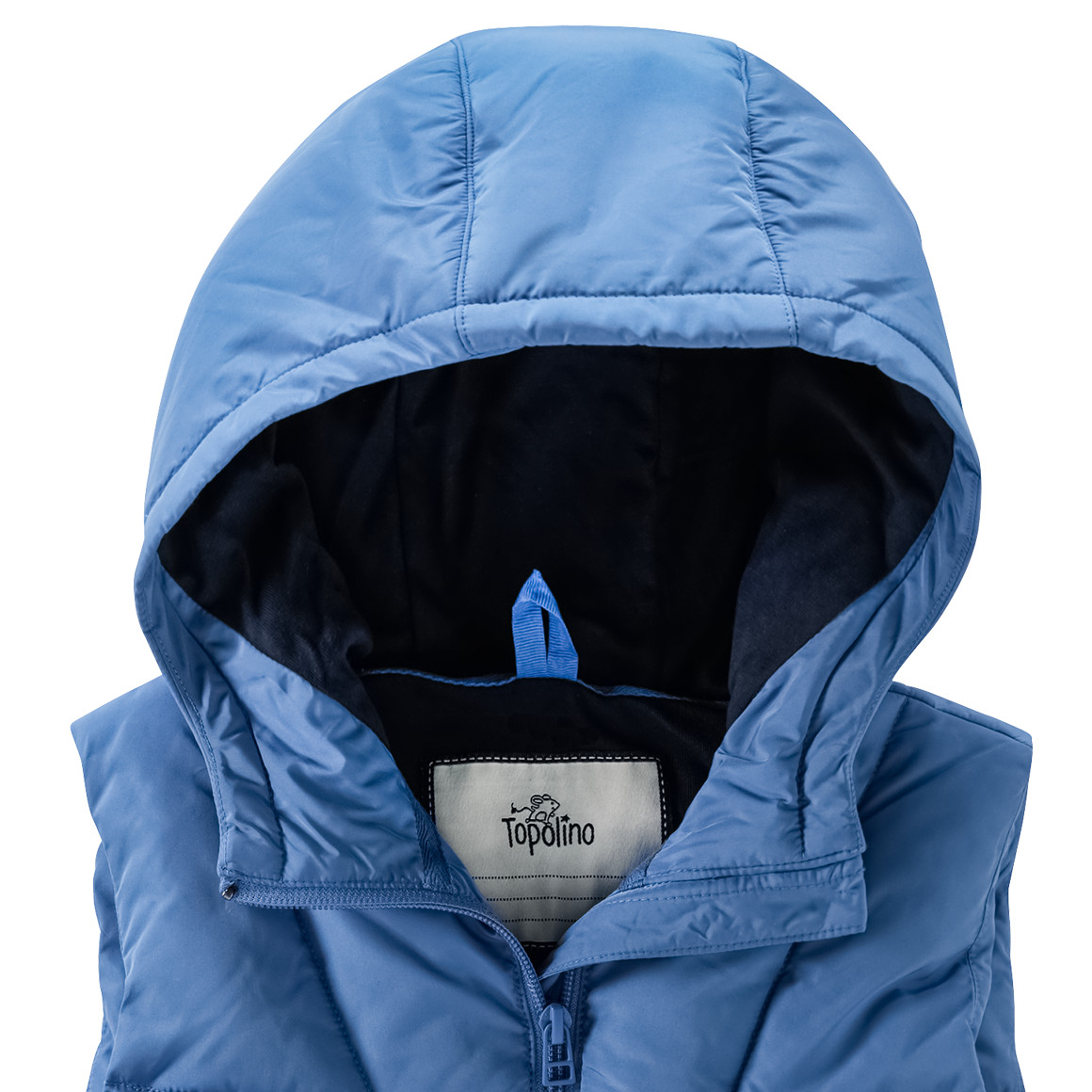 Topolino Jungen Steppweste mit Kapuze blau