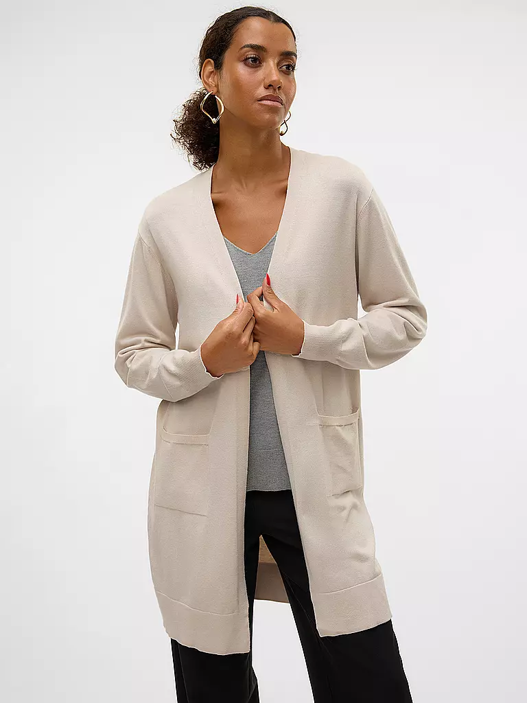 VERO MODA Strickjacke VMSILJE creme