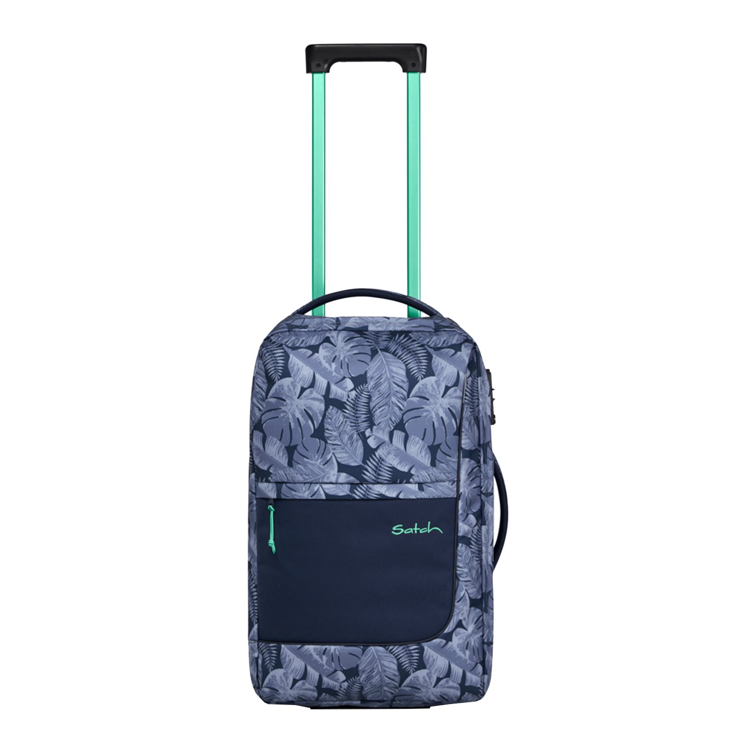 Satch Flow S Cabin Size Trolley tropic blue