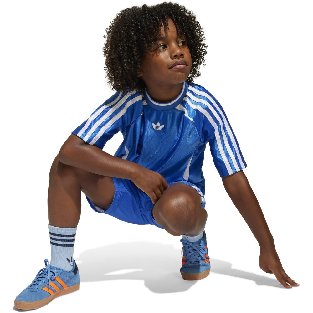 Køb adidas Originals Blue Shorts Tee Sæt