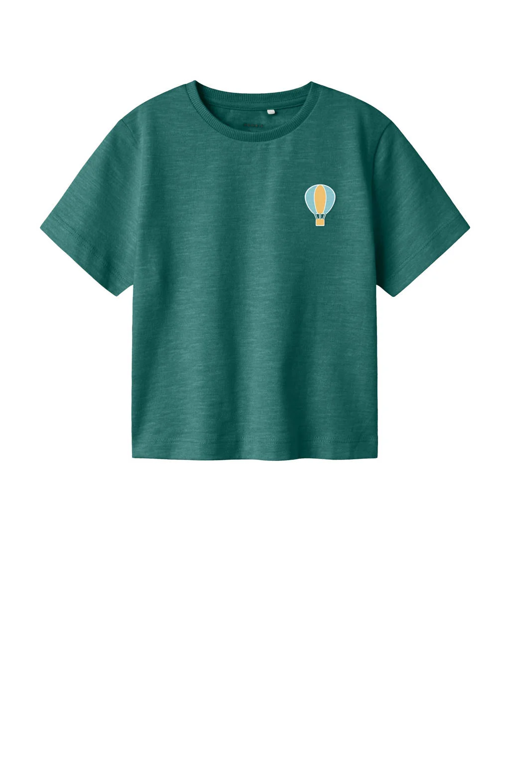 NAME IT t-shirt donkergroen
