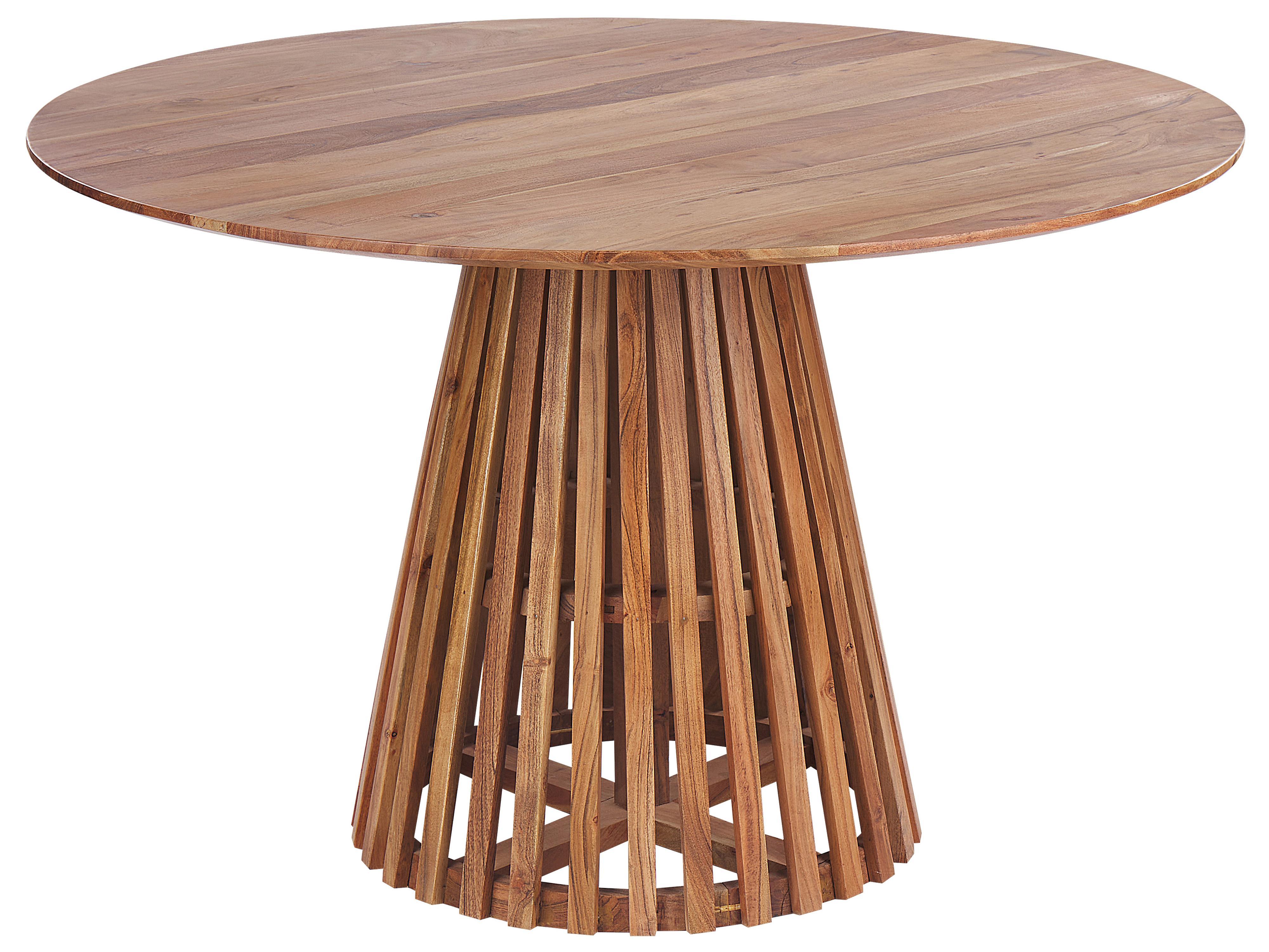 Eettafel MESILLA Bruin 120 cm Acaciahout 120 cm