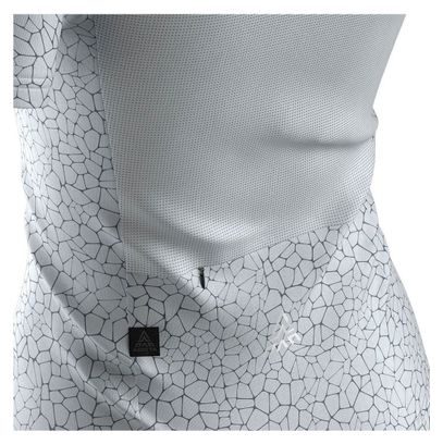 Maillot Femme Adicta Lab Quartz WMN Tech S/S Blanc/Bleu
