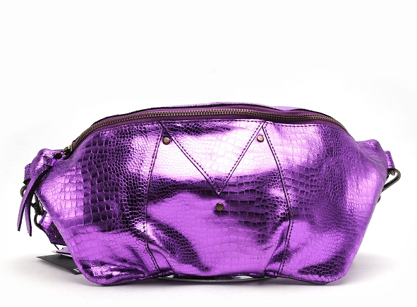 Pieces ville accessoires pcmilla leather bumbag fc violet