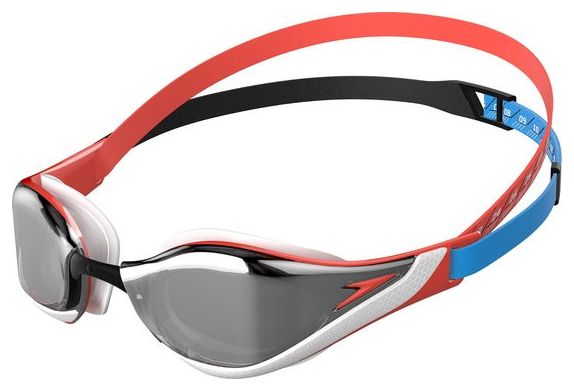 Lunette de Bain Speedo Fs Pure Focus Mirroir Rouge et Noir