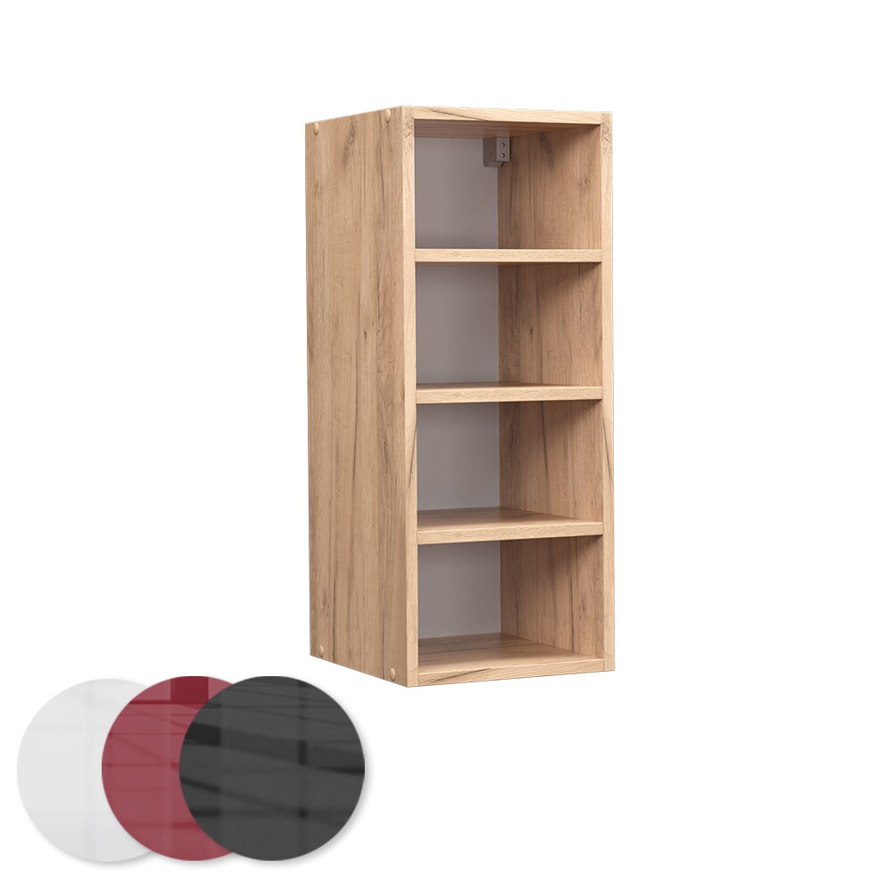 Vicco Regalhängeschrank Küchenschrank Küchenmöbel Fame-Line Eiche modern 30 cm Küche Hängeschrank Einbauküche Einlegeboden Küchenzeile Regal Aufbewahrung