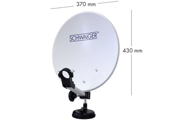 SAT-Anlage im Koffer, 35 cm Single LNB