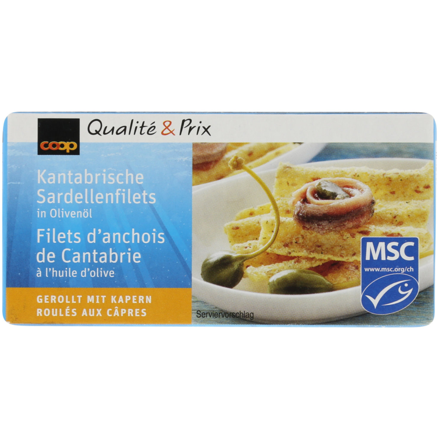 Sardellen-Filets gerollt MSC