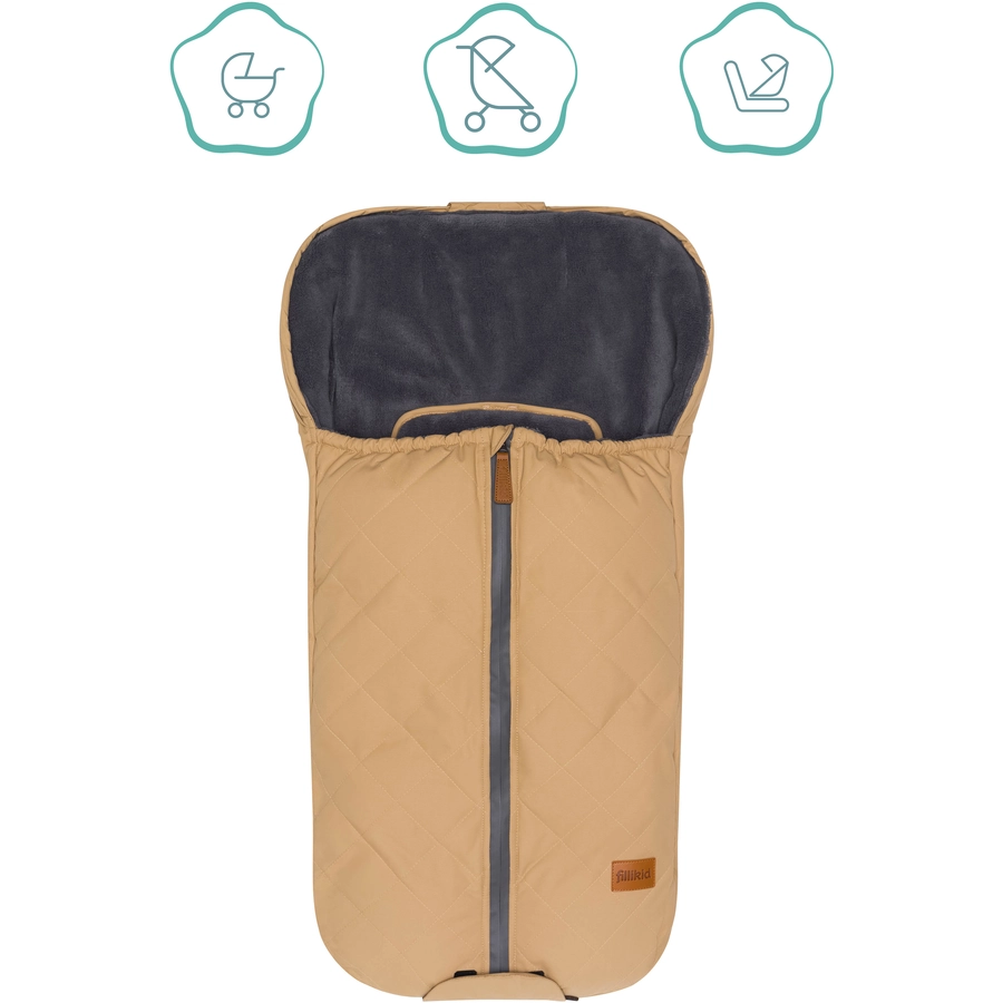 fillikid Winterfußsack Nevado für Babyschale Cappuccino