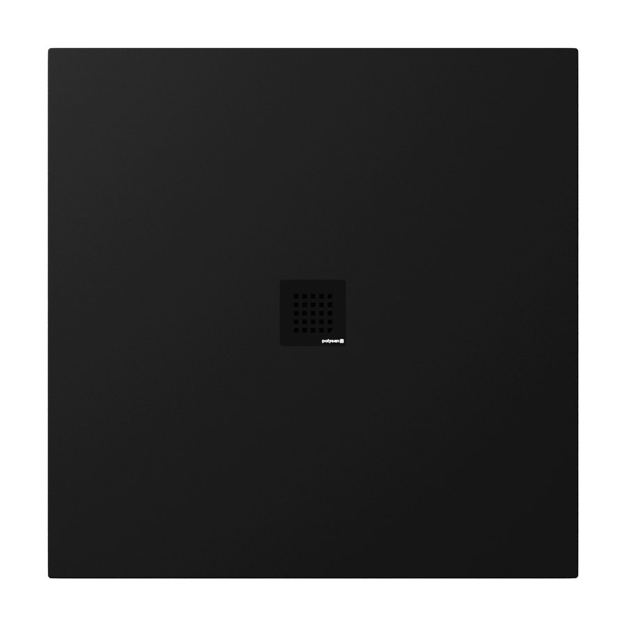 Polysan Treneca douchebak 100x100cm zwart mat