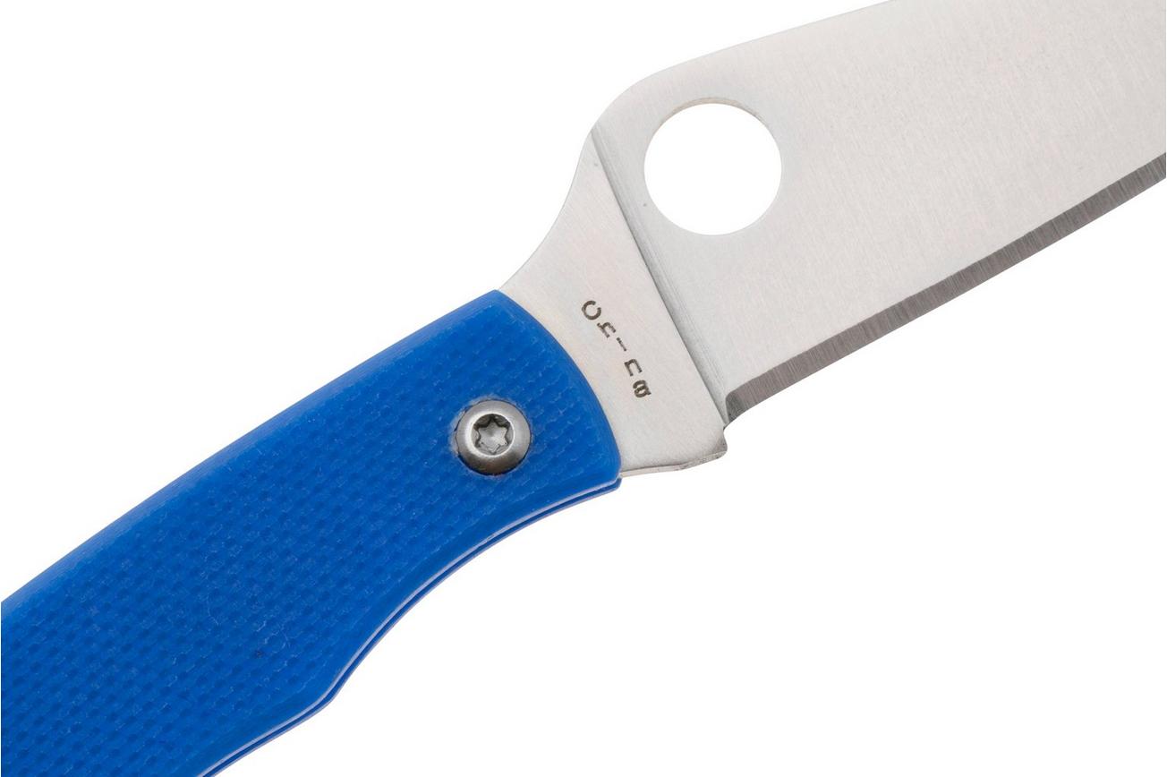 Spyderco Grasshopper Blue G10 C138GBLP sleutelhangerzakmes