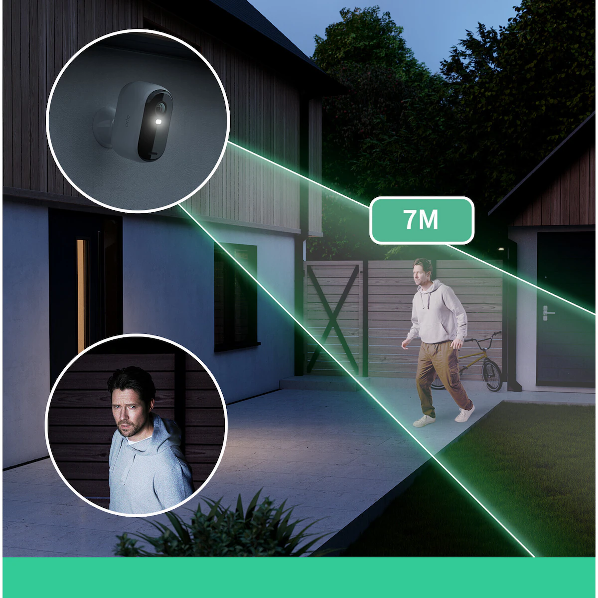 Arlo Essential HD XL utendørs sikkerhetskamera (2-pakning)