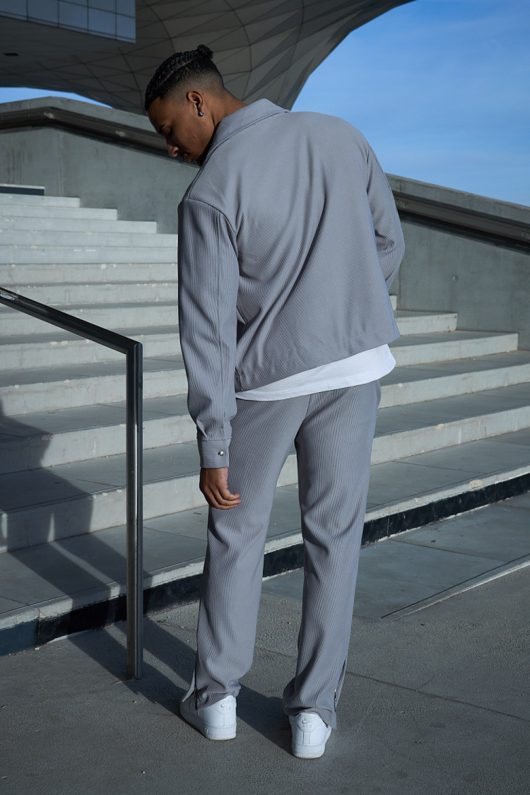 Ensemble 2 pièces veste + pantalon gris