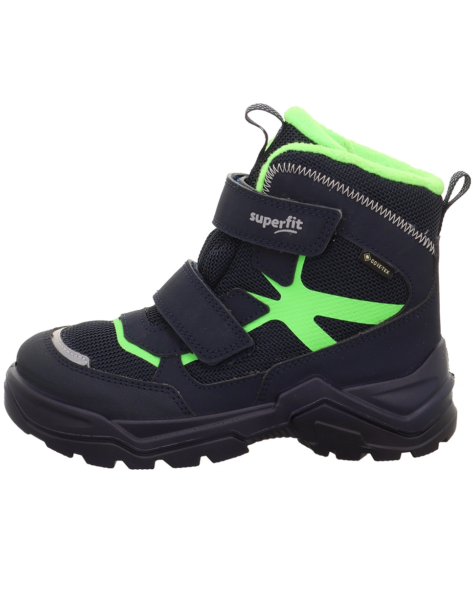 Klett-Boots SNOW MAX gefüttert in navy/hellgrün