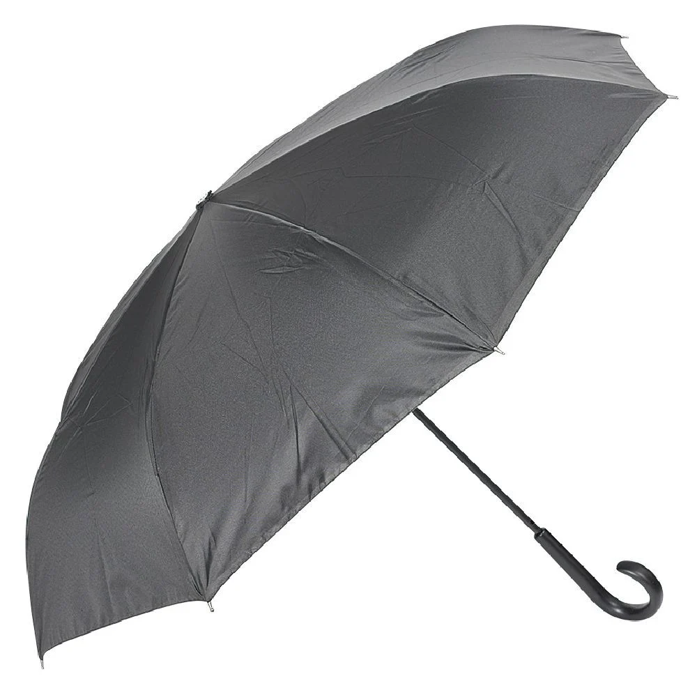 Parapluie inversé bleu et noir