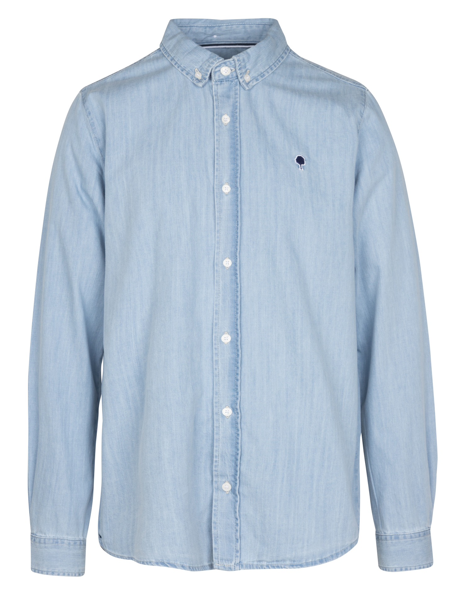 IVOY - Chemise col américain en coton | Bleu