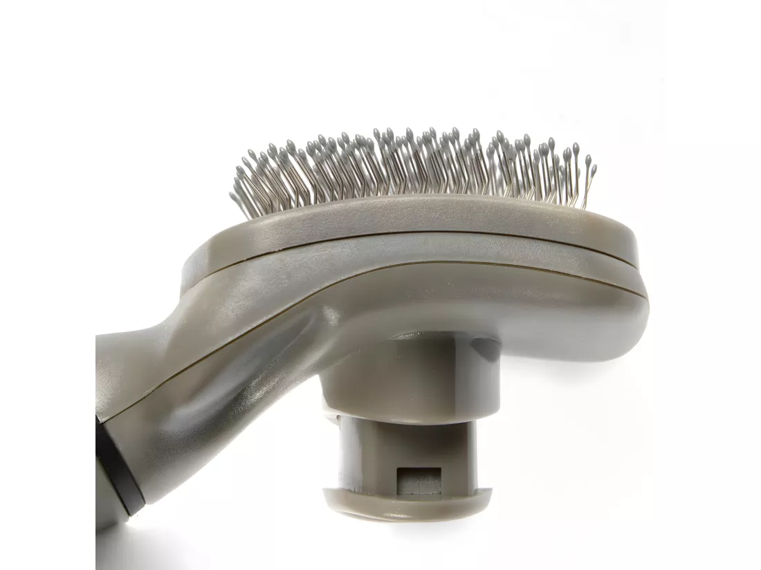 Brosse de toilettage carde auto-nettoyante pour animaux 