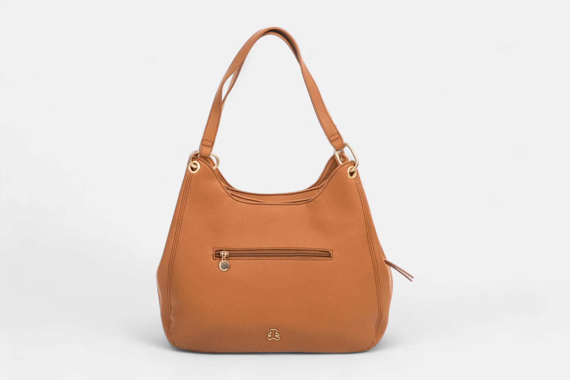 Sac de shopping cognac