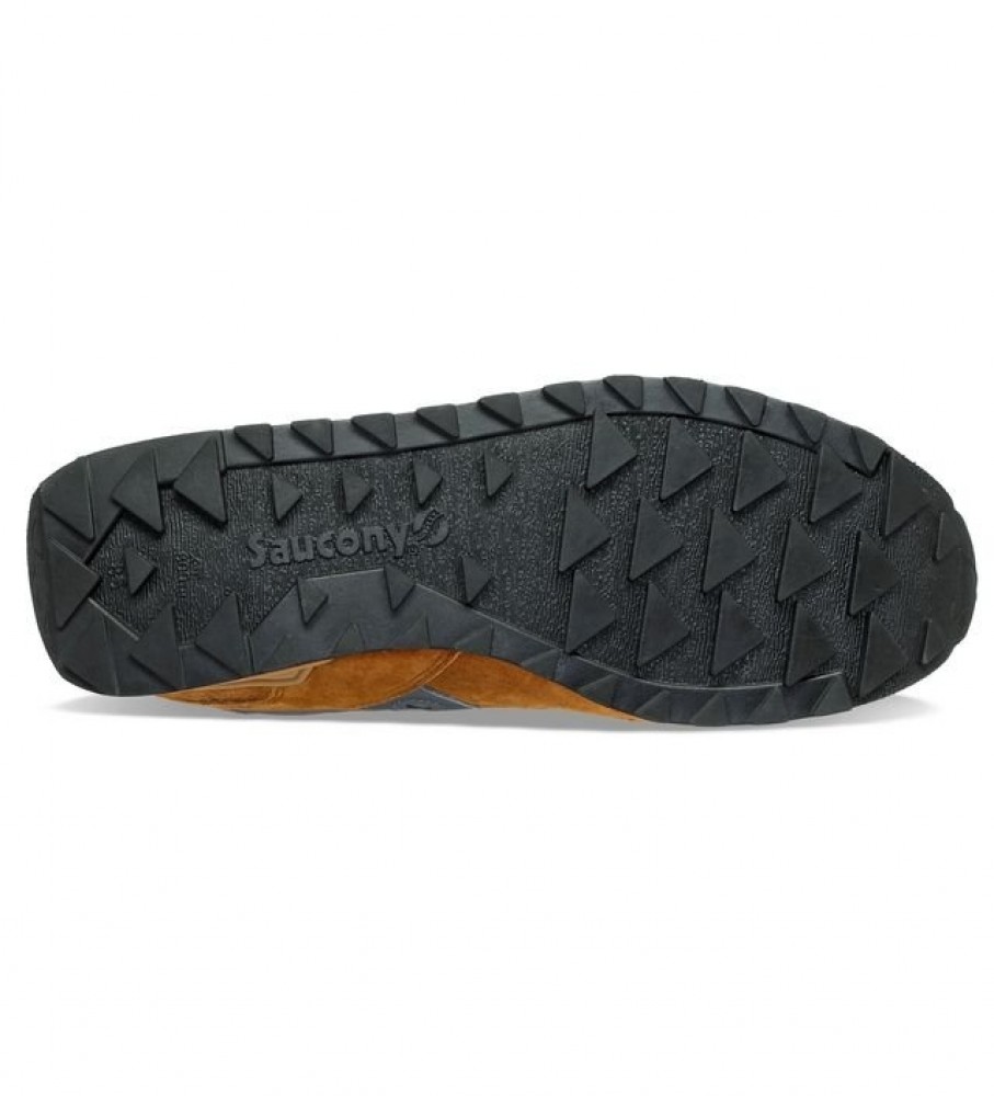 Tênis Saucony Shadow Original em couro marrom