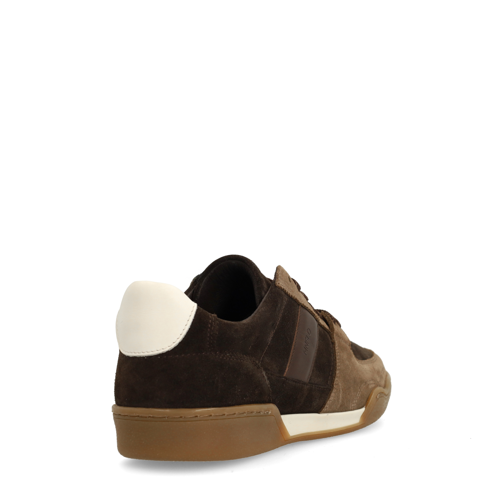 Bruine suède sneakers