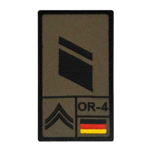 Café Viereck -  Rank Patch Stabskorporal