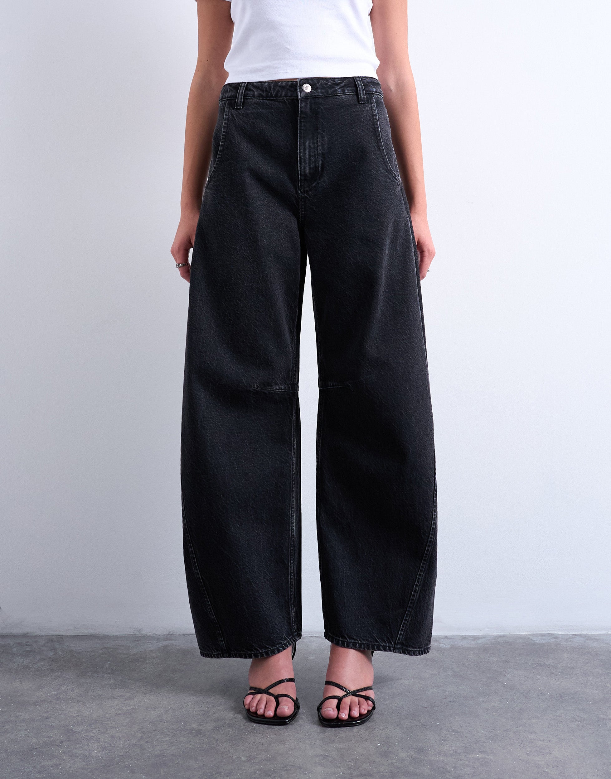 TSEMMA High rise Barrel fit Jeans