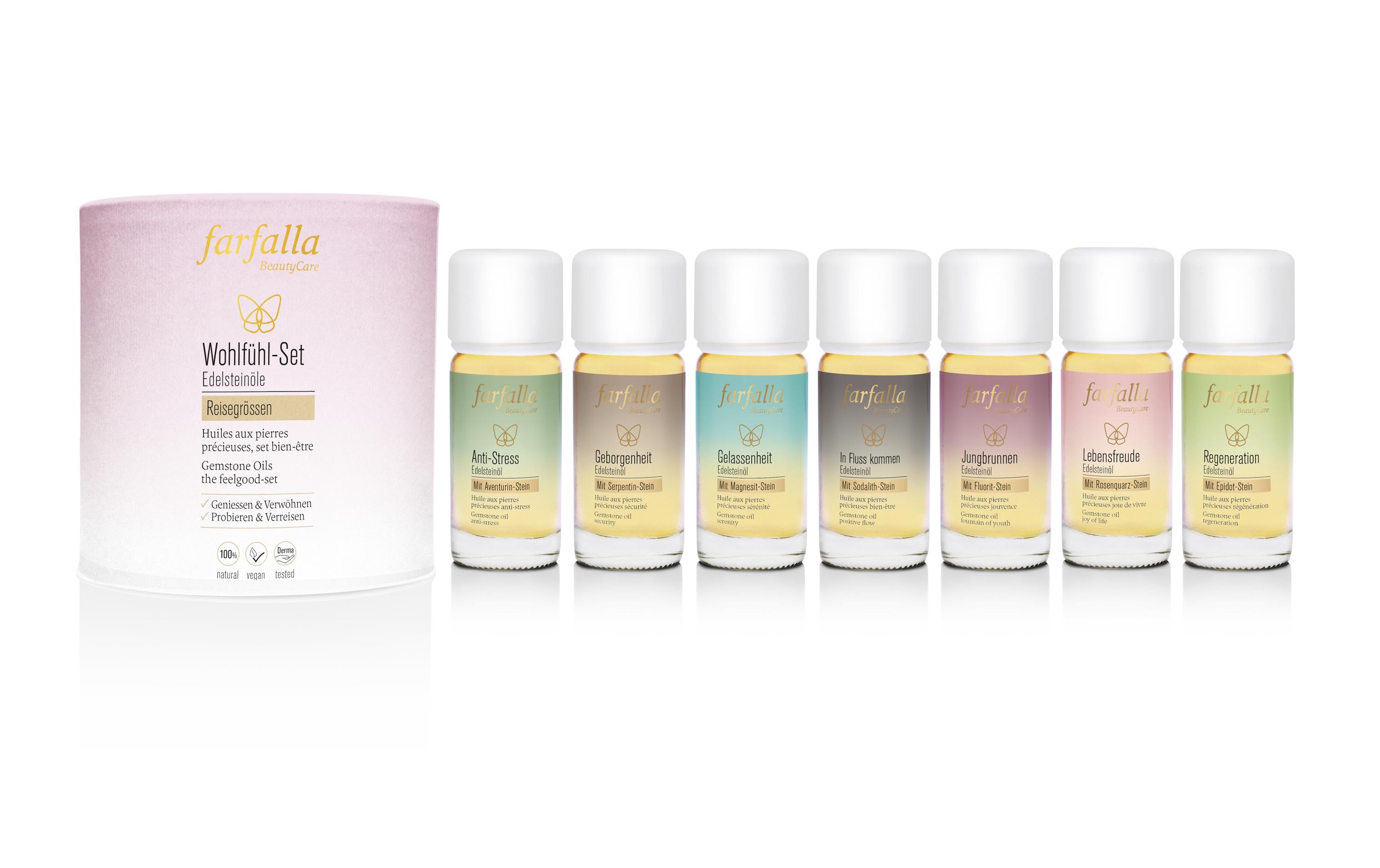 Geschenk-Set Edelsteinöle 7-teiligGeschenkset mit allen sieben Edelsteinölen