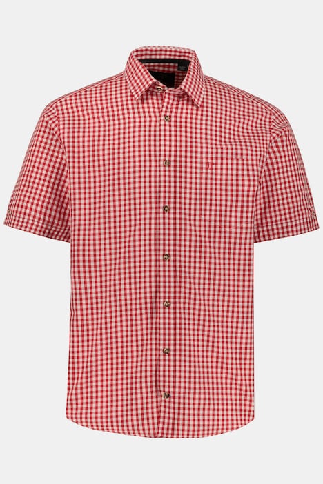 Hemd, Tracht, Halbarm, Kent Kragen, Modern Fit