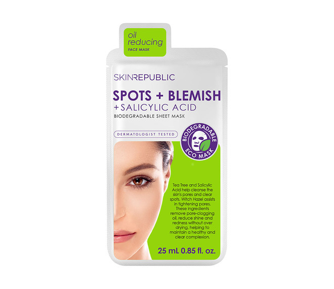 SKINREPUBLIC Spots   Blemish Face Mask